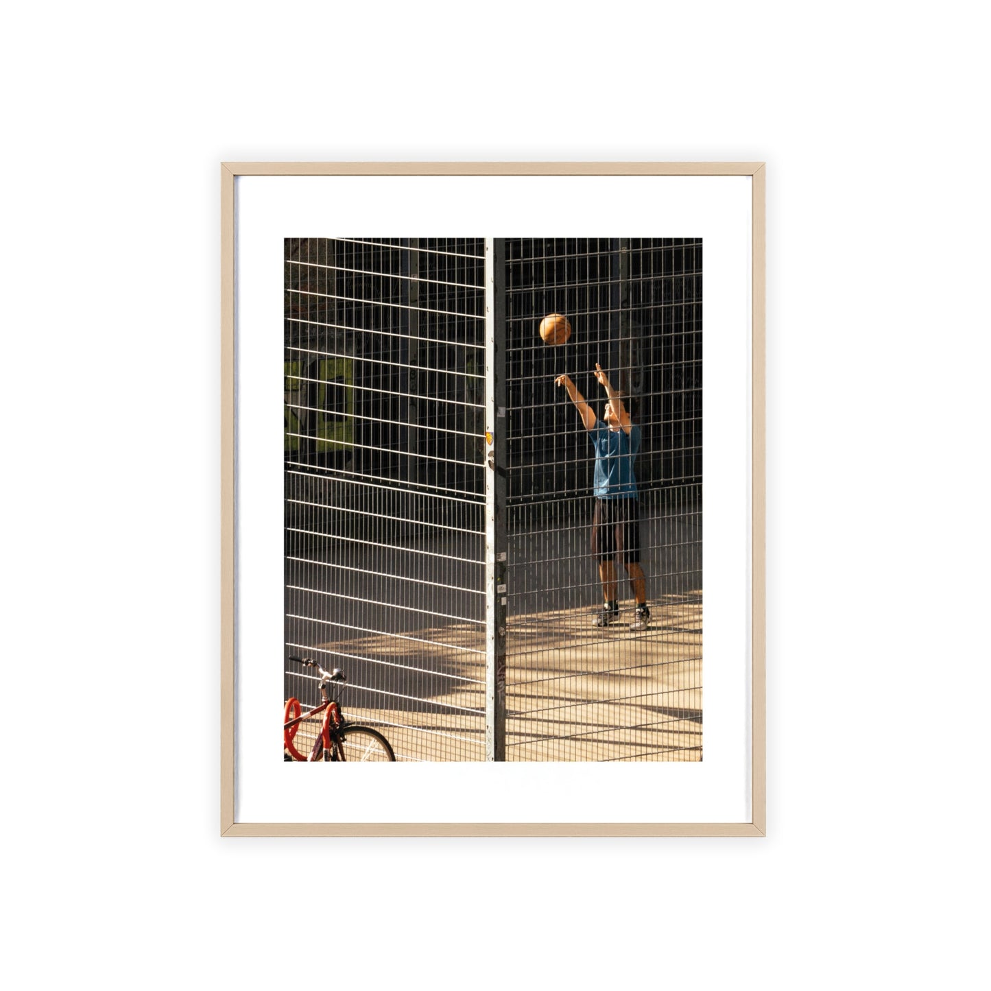 Wien, Roßauer Lände - im Käfig (2/3)